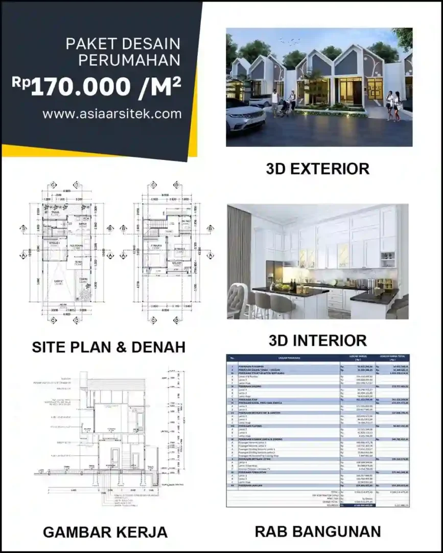 Jasa Desain Rumah di Bekasi Jaya Bekasi