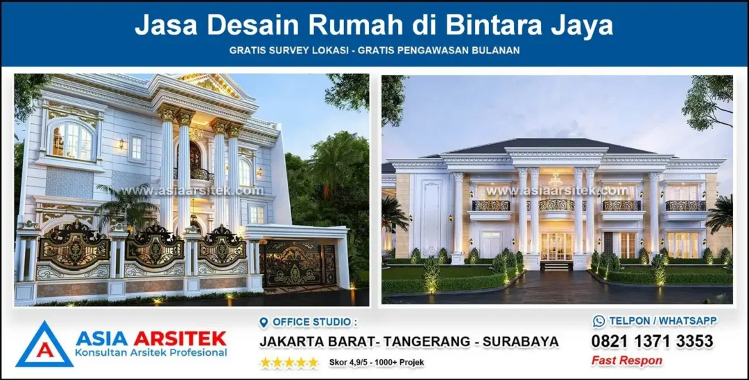 Jasa Desain Rumah di Bintara Jaya Bekasi
