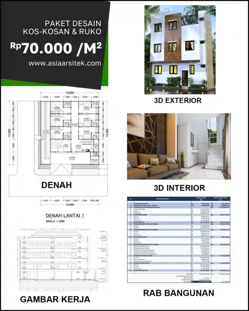 Jasa Desain Rumah di Bintara Jaya Bekasi