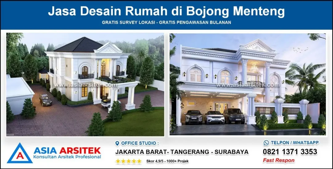 Jasa Desain Rumah di Bojong Menteng Bekasi