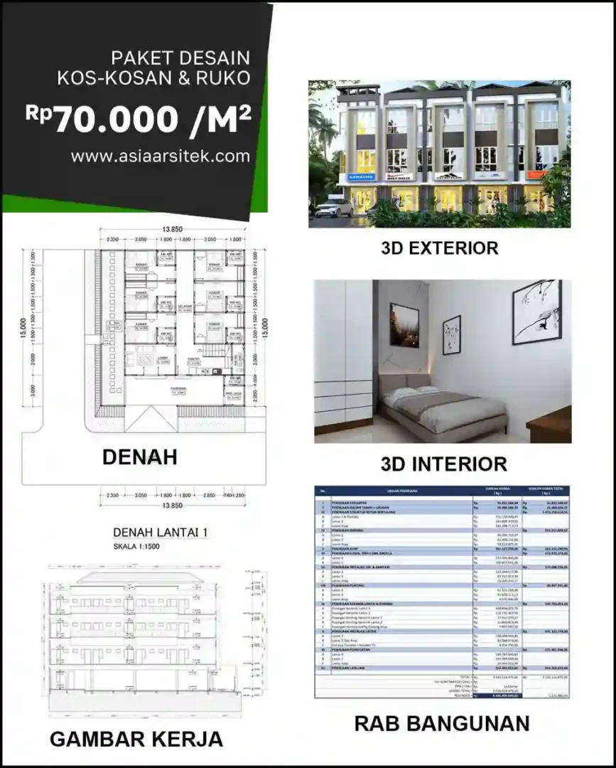Jasa Desain Rumah di Bojong Menteng Bekasi