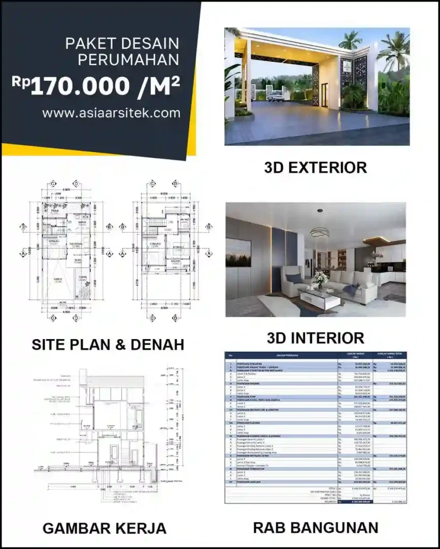 Jasa Desain Rumah di Bojong Menteng Bekasi