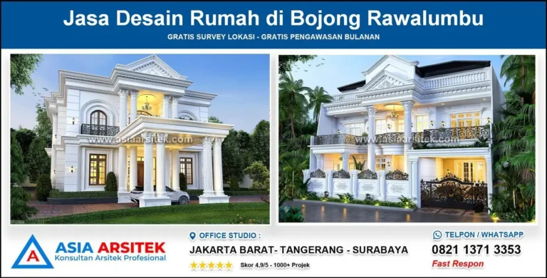 Jasa Desain Rumah di Bojong Rawalumbu Bekasi