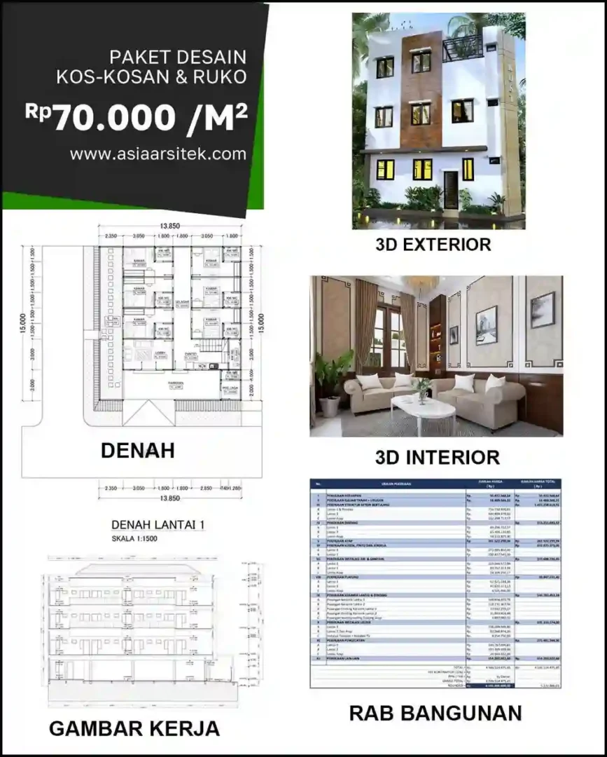 Jasa Desain Rumah di Bojong Rawalumbu Bekasi
