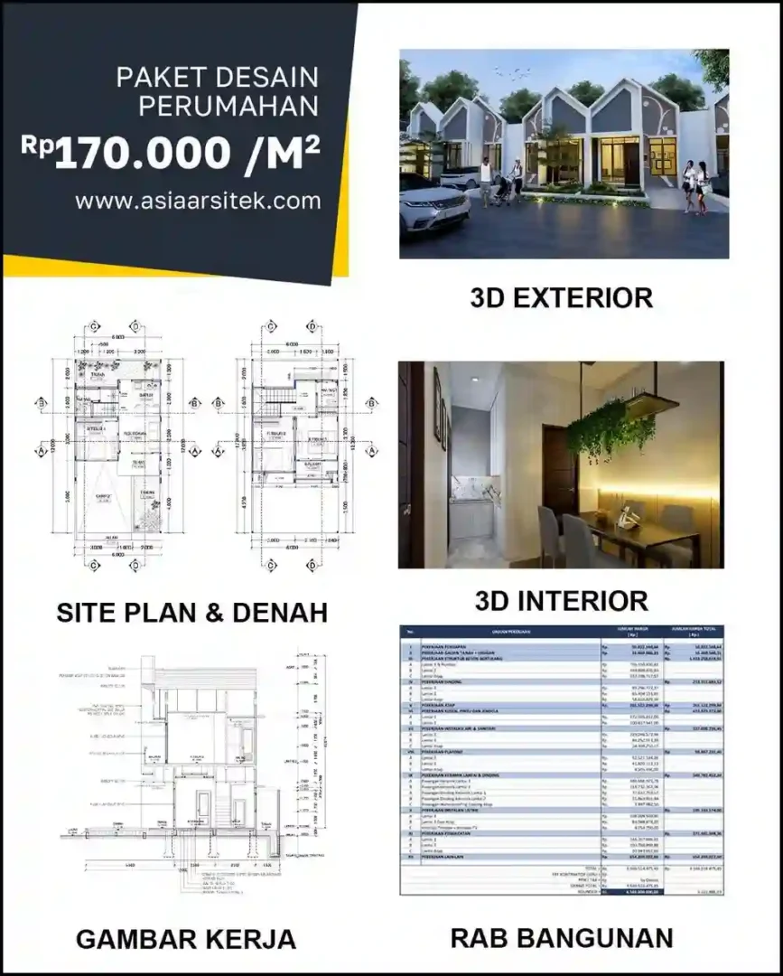 Jasa Desain Rumah di Bojong Rawalumbu Bekasi