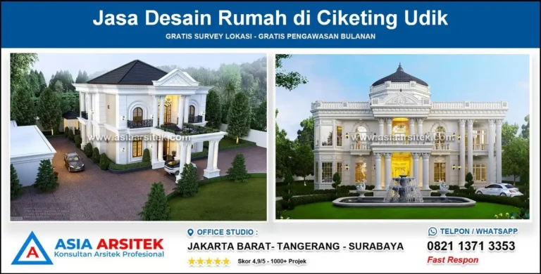 Jasa Desain Rumah di Ciketing Udik Bekasi