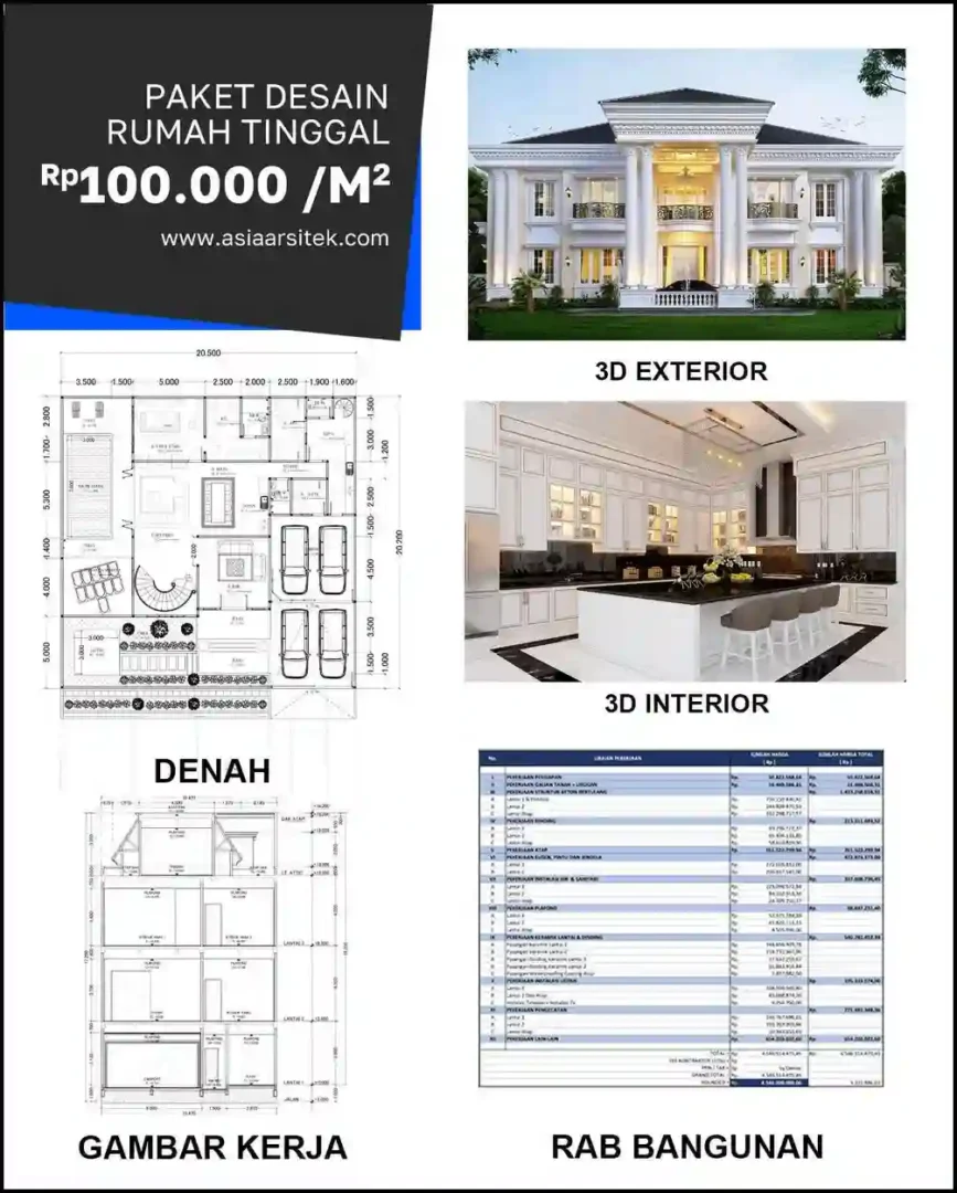 Jasa Desain Rumah di Ciketing Udik Bekasi