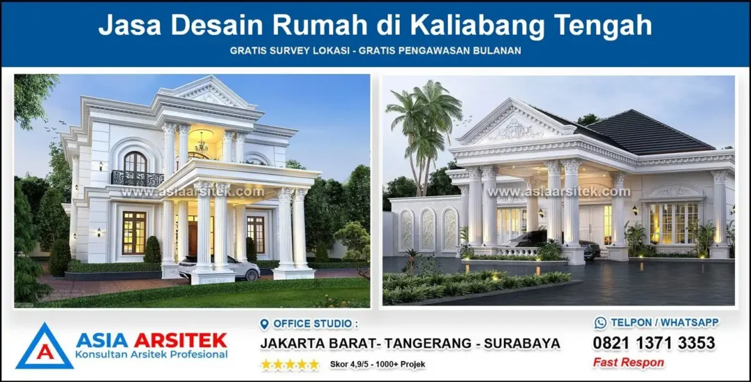 Jasa Desain Rumah di Kaliabang Tengah Bekasi