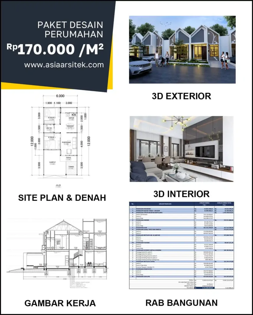 Jasa Desain Rumah di Karang Poh