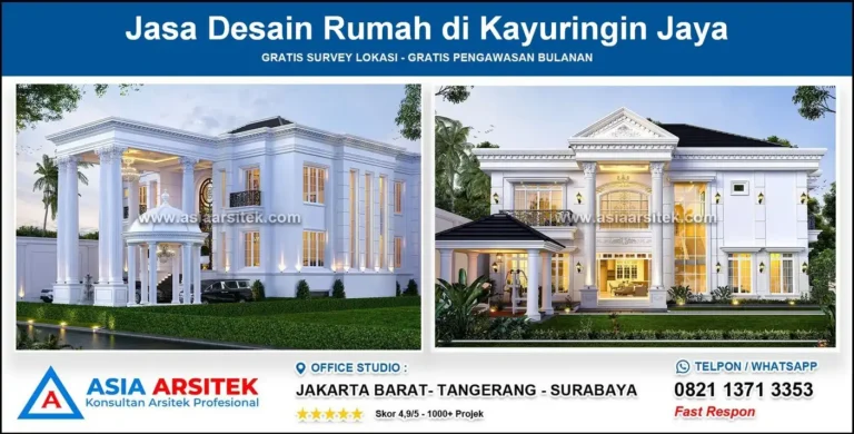Jasa Desain Rumah di Kayuringin Jaya Bekasi