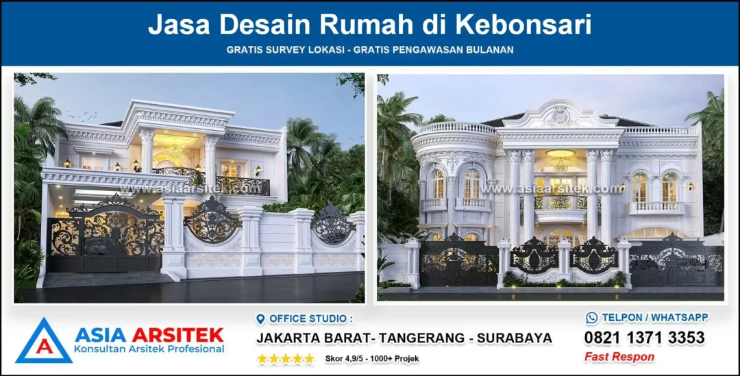 Jasa Desain Rumah di Kebonsari