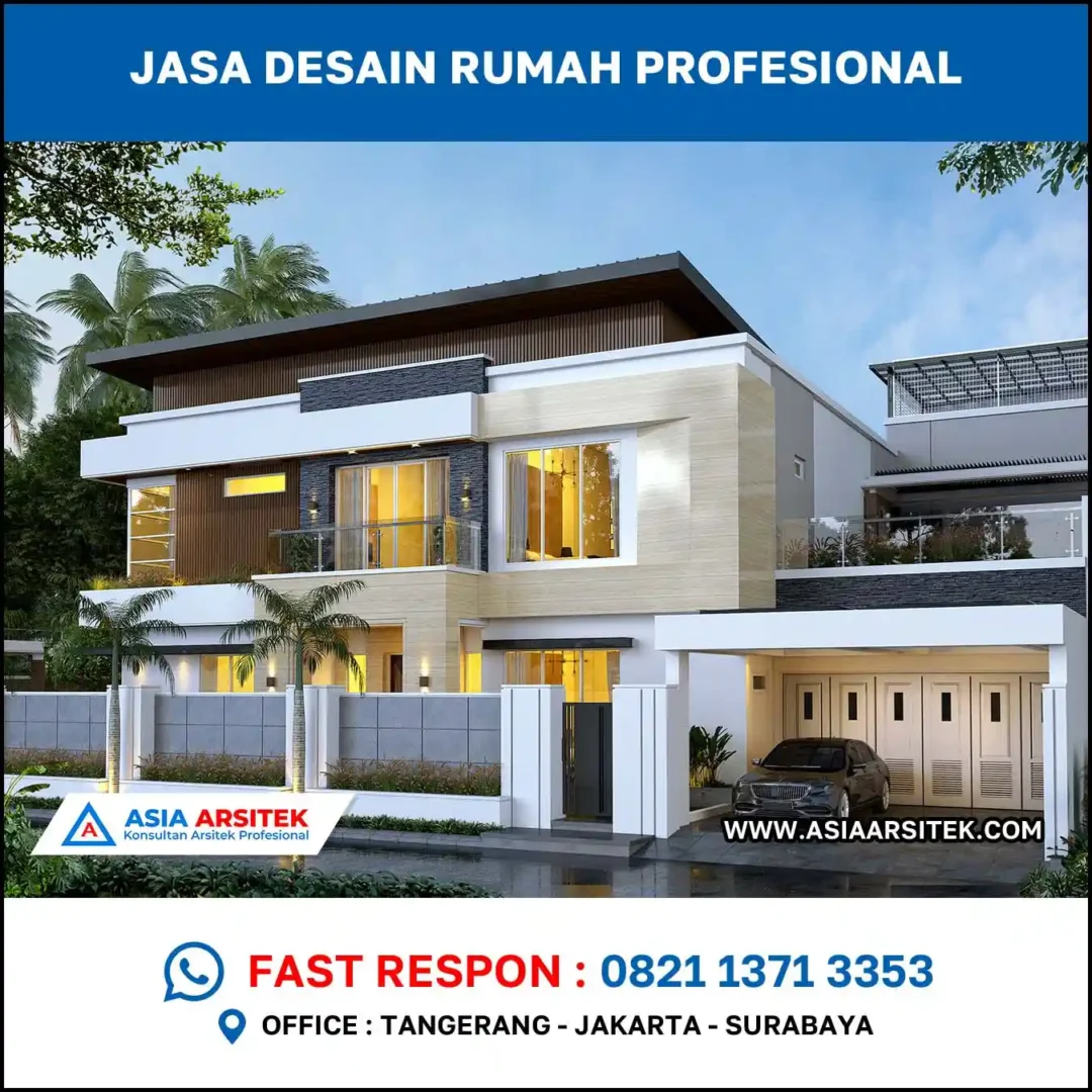 Jasa Desain Rumah di Kebonsari minimalis
