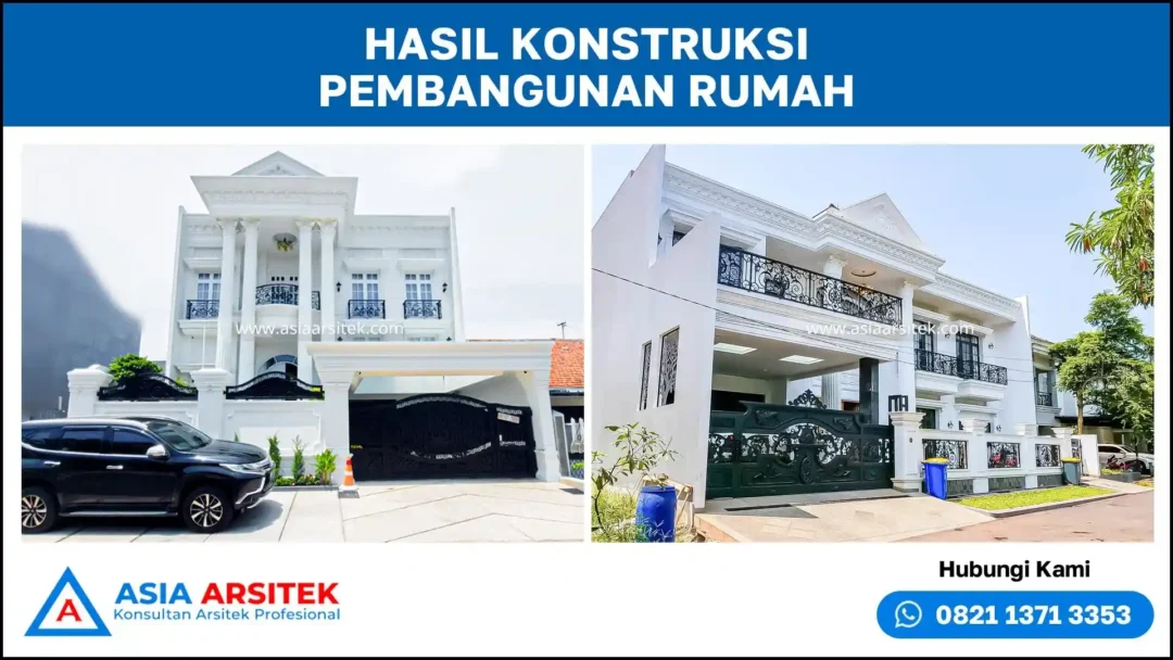 Jasa Desain Rumah di Kedung Baruk realisasi desain rumah