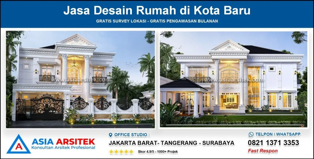 Jasa Arsitek Rumah di Kota Baru