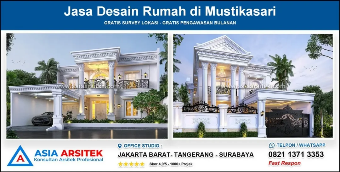 Jasa Arsitek Rumah di Mustikasari