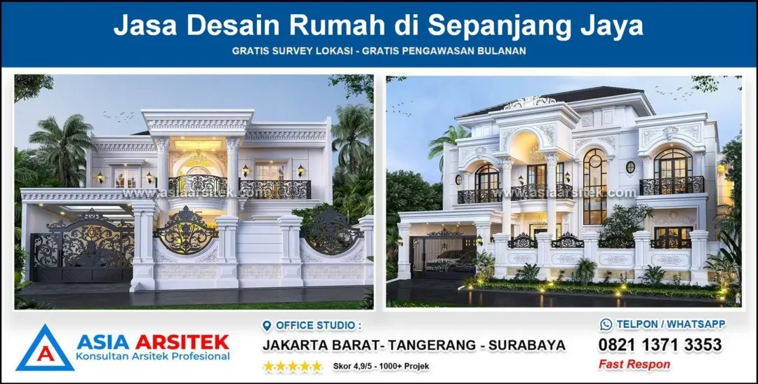 Jasa Arsitek Rumah di Sepanjang Jaya