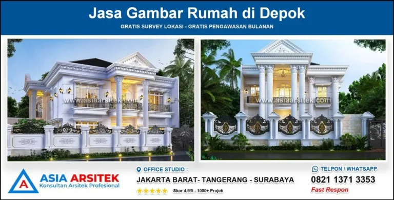 Jasa Gambar Rumah di Depok