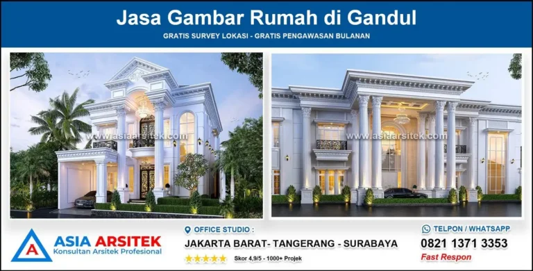 Jasa Gambar Rumah di Gandul