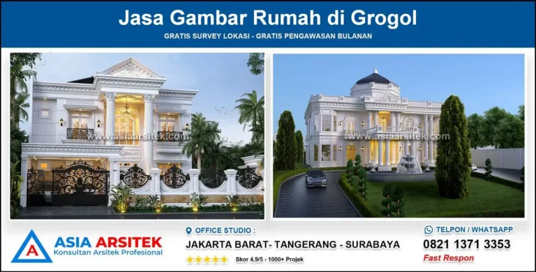 Jasa Gambar Rumah di Grogol