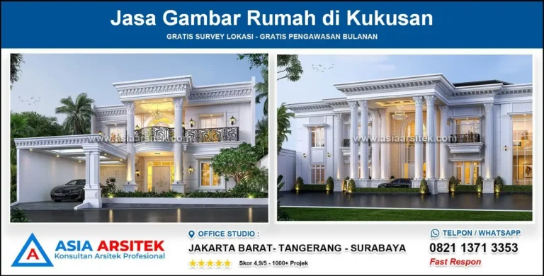 Jasa Gambar Rumah di Kukusan