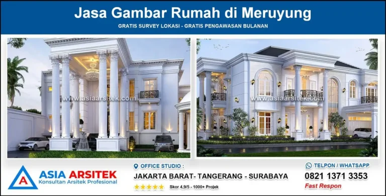 Jasa Gambar Rumah di Meruyung