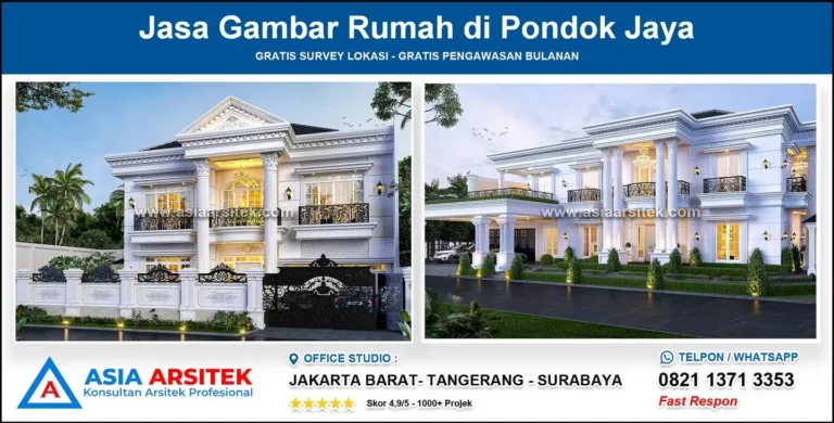 Jasa Gambar Rumah di Pondok Jaya