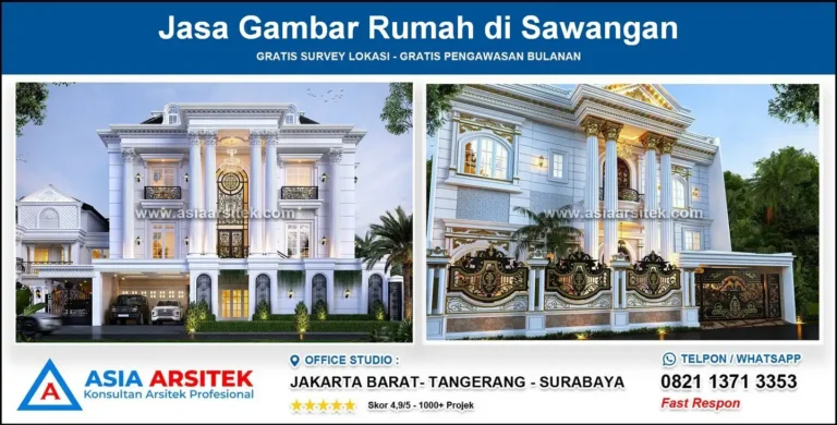 Jasa Gambar Rumah di Sawangan