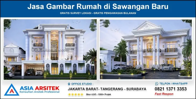 Jasa Gambar Rumah di Sawangan Baru