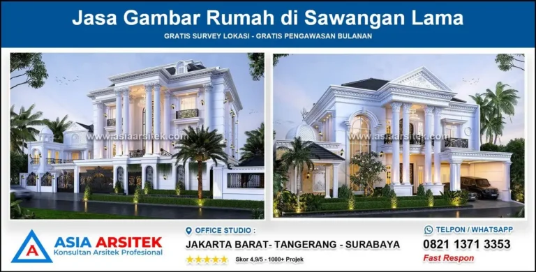 Jasa Gambar Rumah di Sawangan Lama
