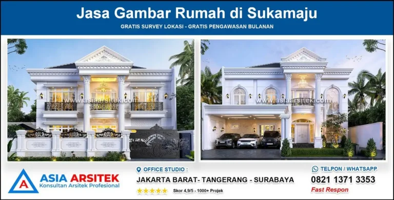 Jasa Gambar Rumah di Sukamaju