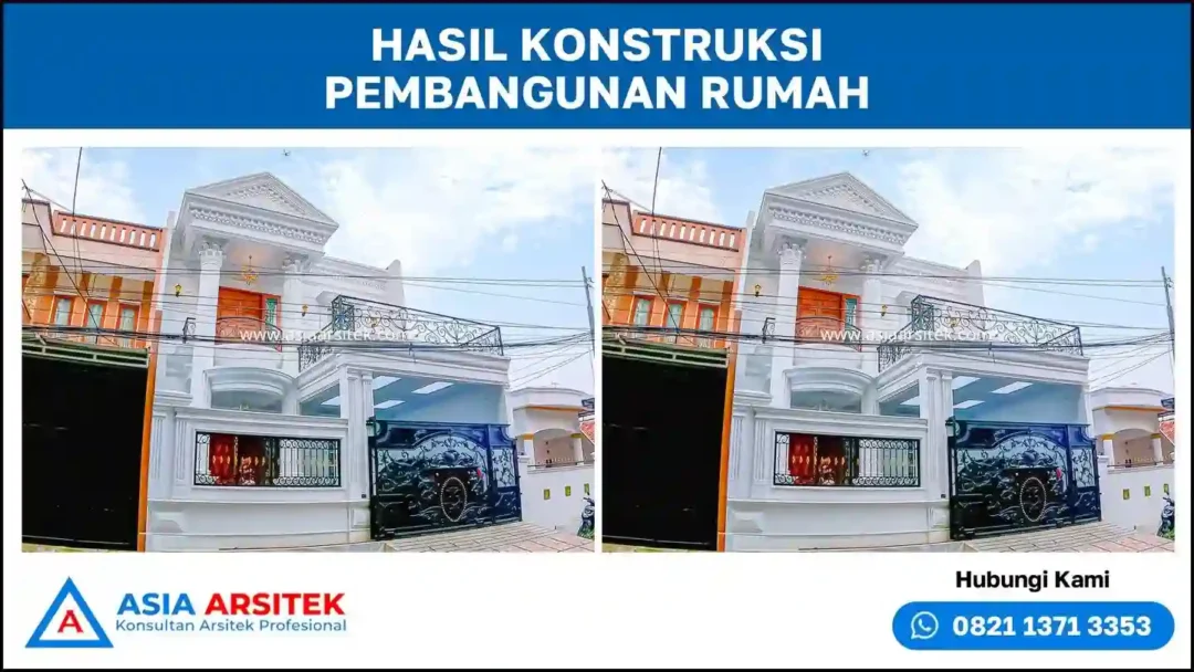 Jasa Gambar Rumah di Sukamaju realisasi desain rumah