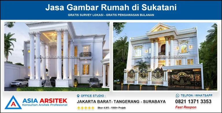Jasa Gambar Rumah di Sukatani