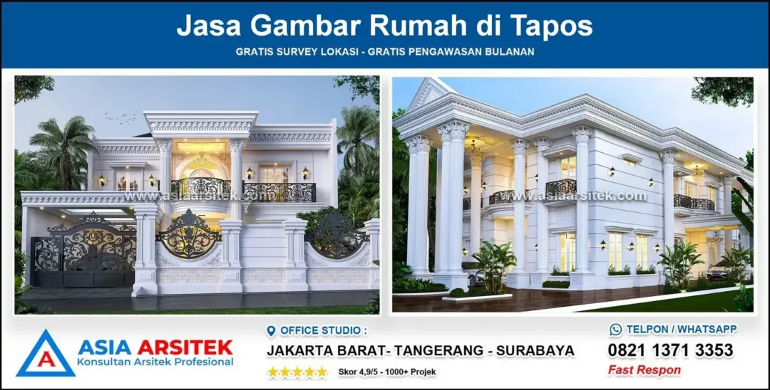 Jasa Gambar Rumah di Tapos