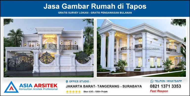 Jasa Gambar Rumah di Tapos