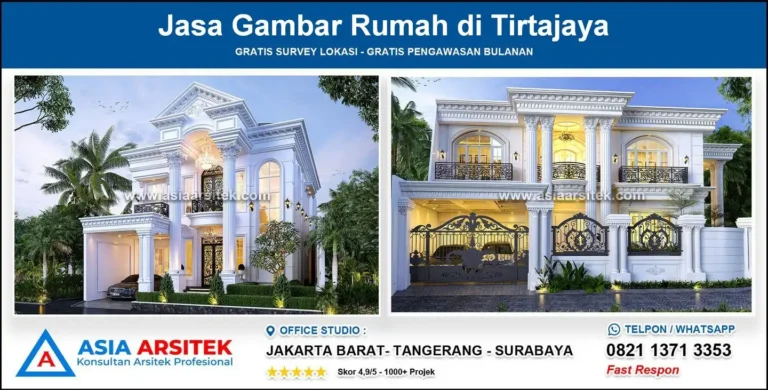 Jasa Gambar Rumah di Tirtajaya