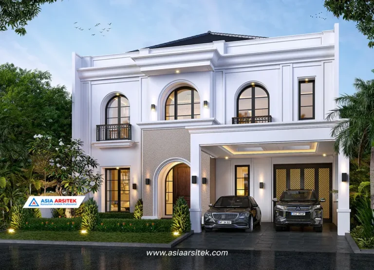 Jasa Arsitek Desain Rumah Tropis 2 Lantai di Alam Sutera Tangerang Selatan