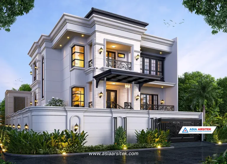 Jasa Arsitek Desain Rumah Tropis 3 Lantai di Kalideres Jakarta Barat