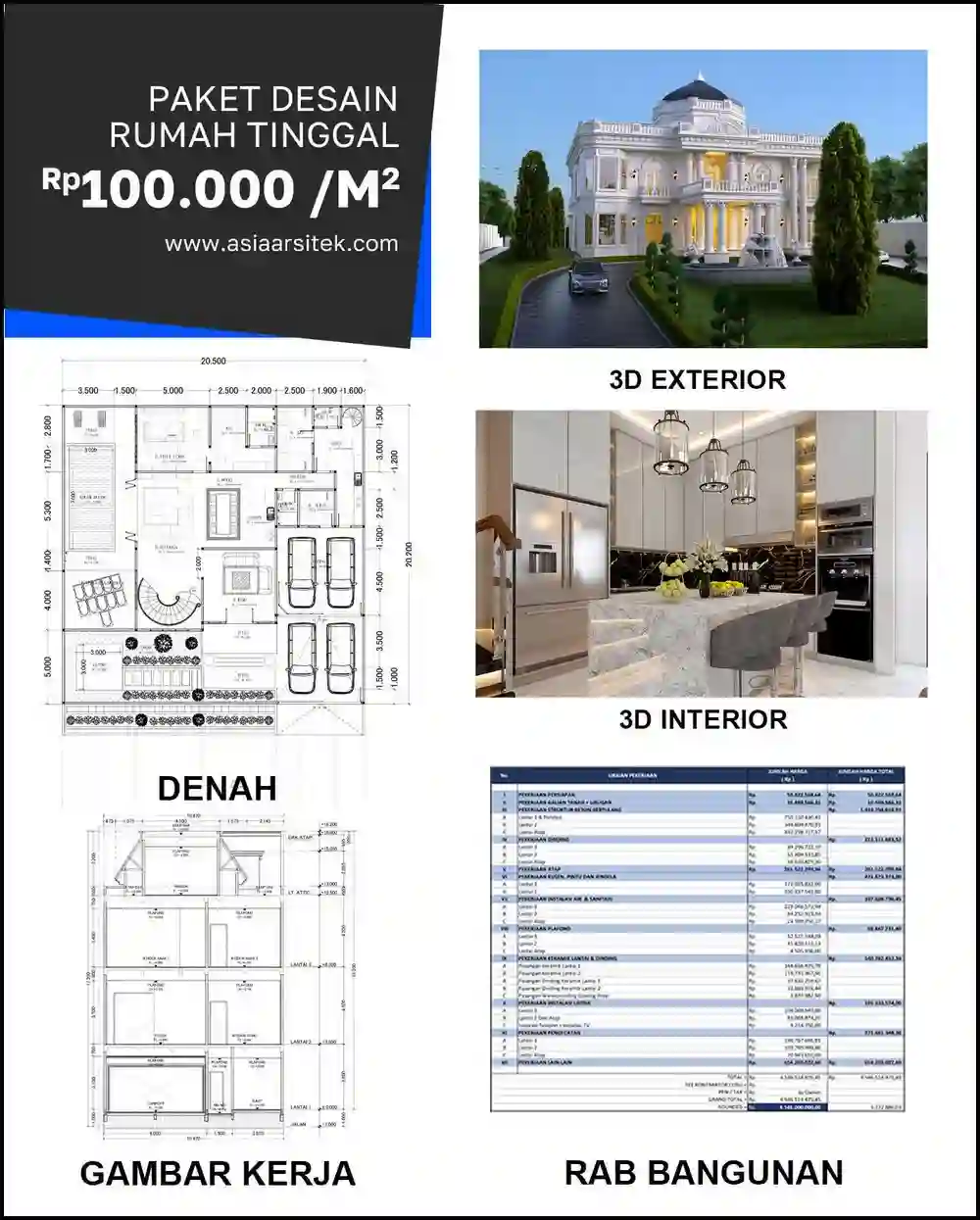 Jasa Arsitektur Rumah di Aren Jaya