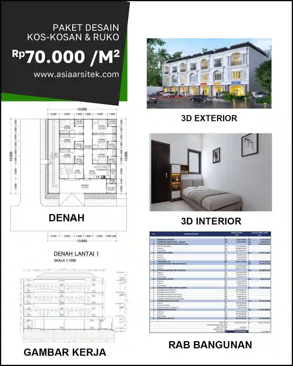 Jasa Arsitektur Rumah di Aren Jaya