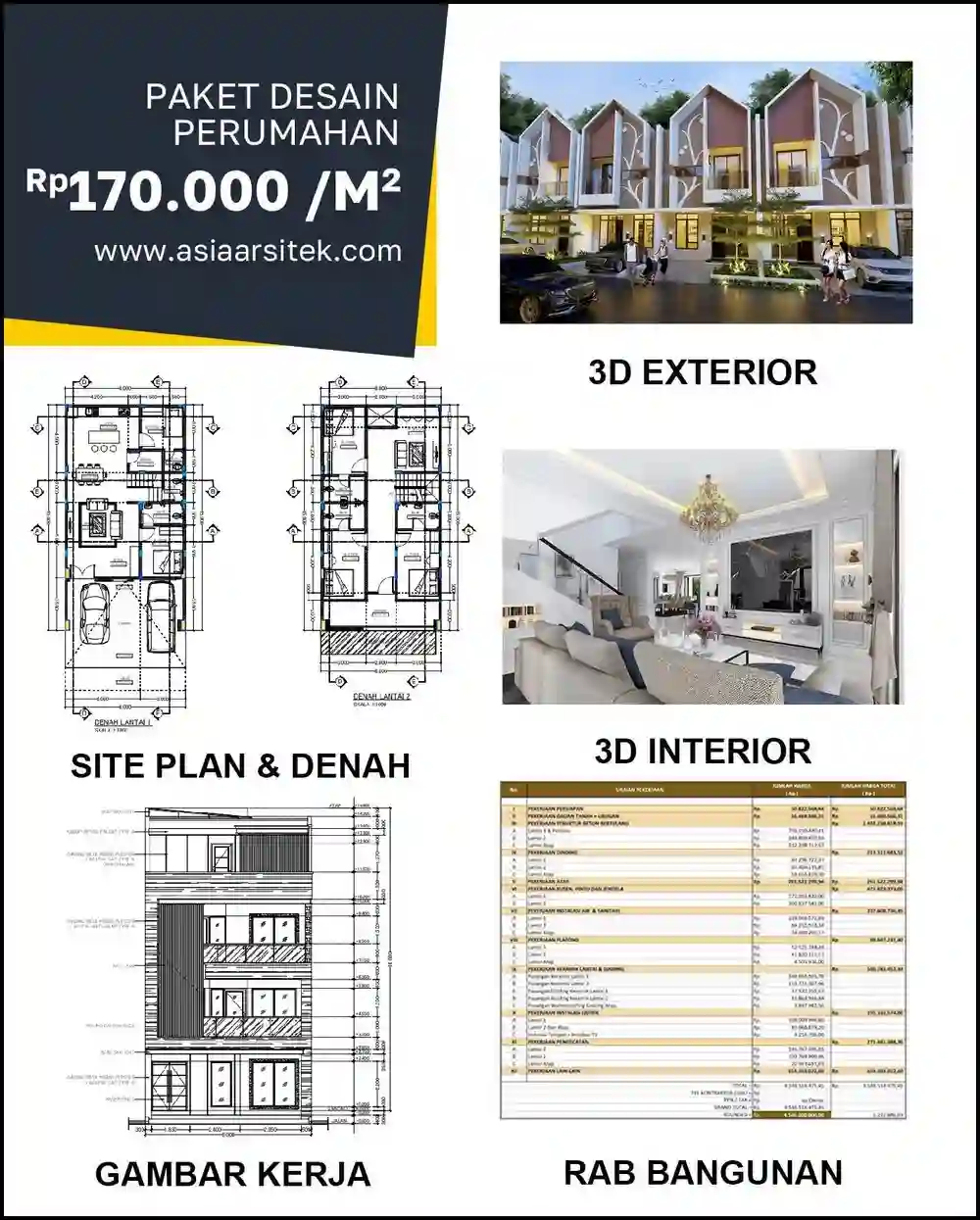 Jasa Arsitektur Rumah di Aren Jaya