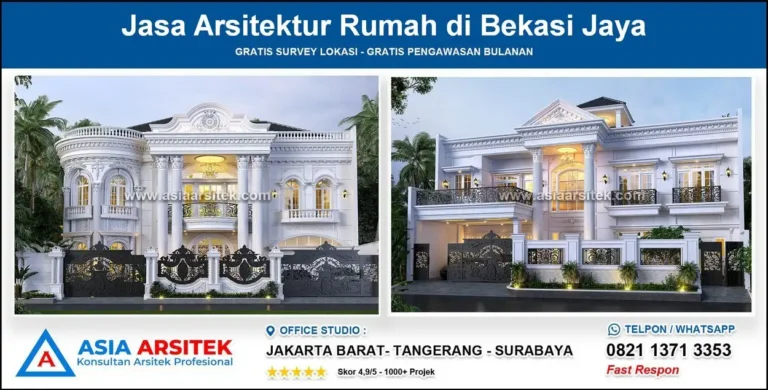 Jasa Arsitektur Rumah di Bekasi Jaya