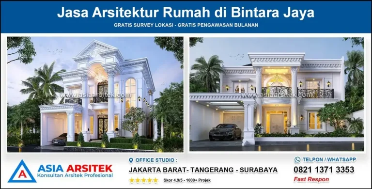 Jasa Arsitektur Rumah di Bintara Jaya