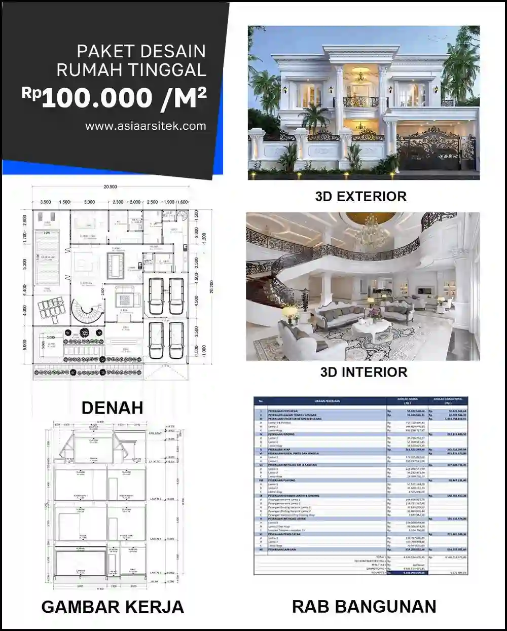Jasa Arsitektur Rumah di Pekayon Jaya