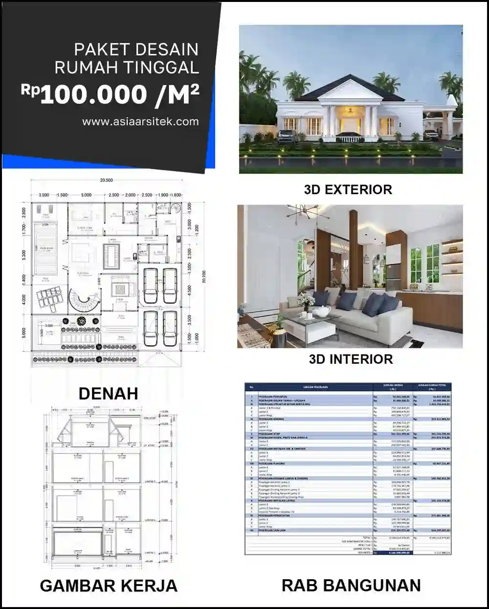 Jasa Arsitektur Rumah di Perwira
