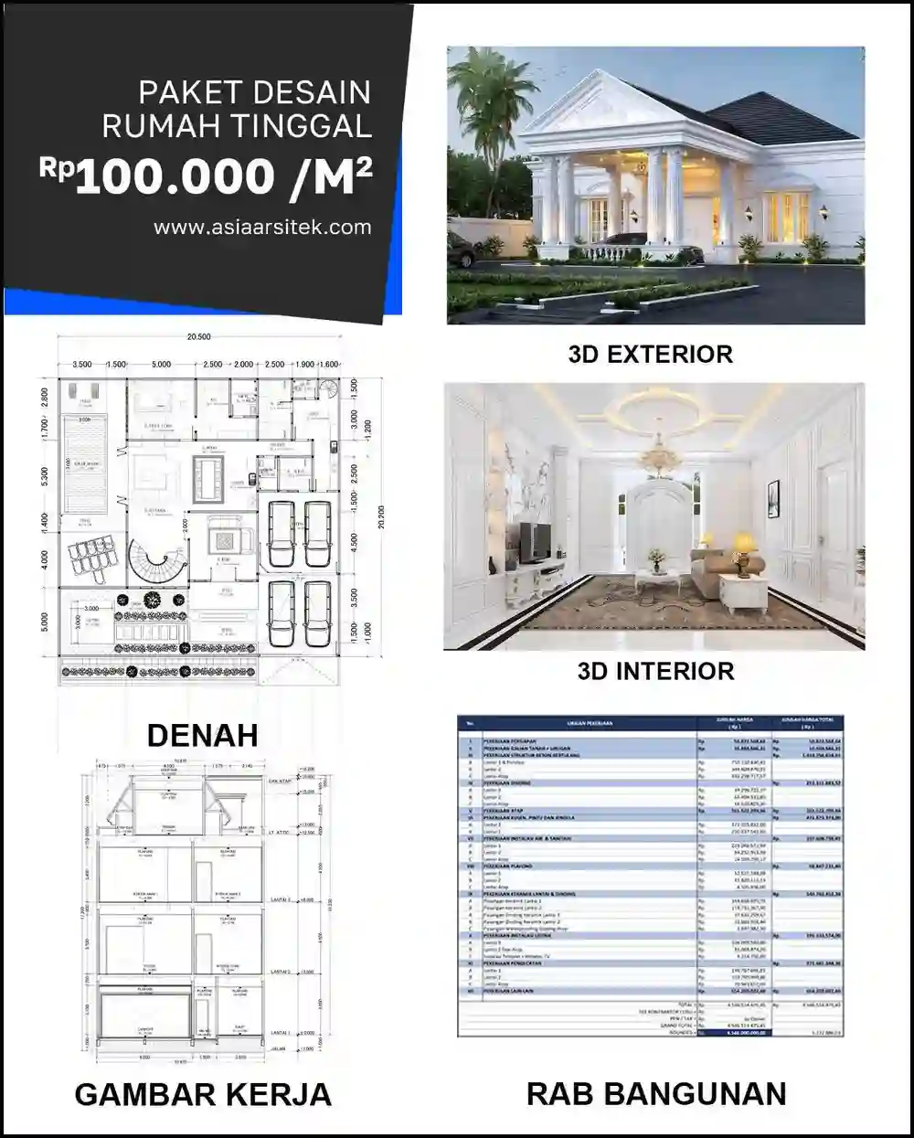 Jasa Arsitektur Rumah di Sumur Batu