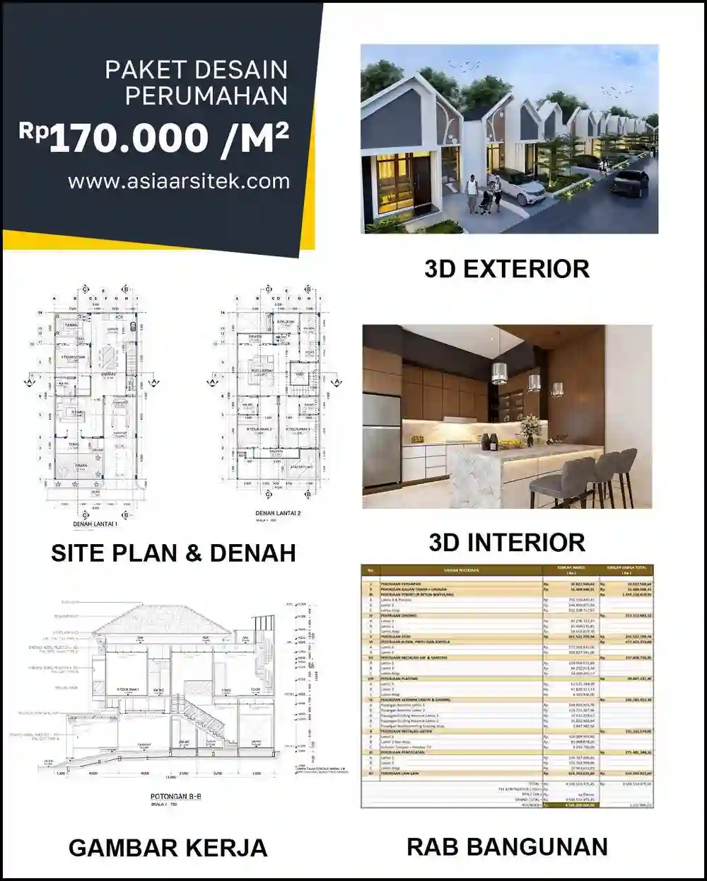 Jasa Arsitektur Rumah di Sumur Batu