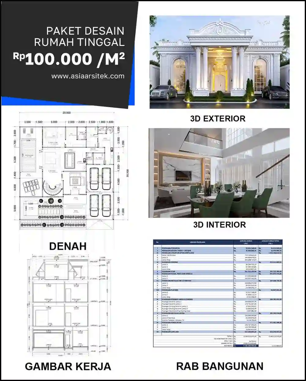 Jasa Arsitektur Rumah di Teluk Pucung