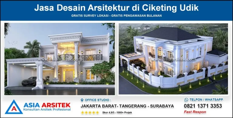 Jasa Desain Arsitektur di Ciketing Udik