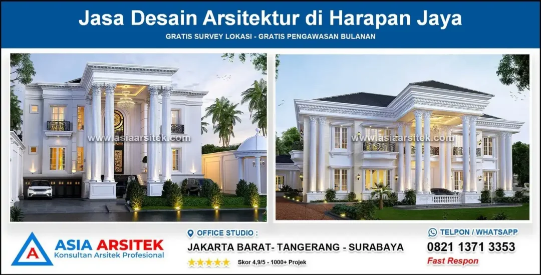 Jasa Desain Arsitektur di Harapan Jaya