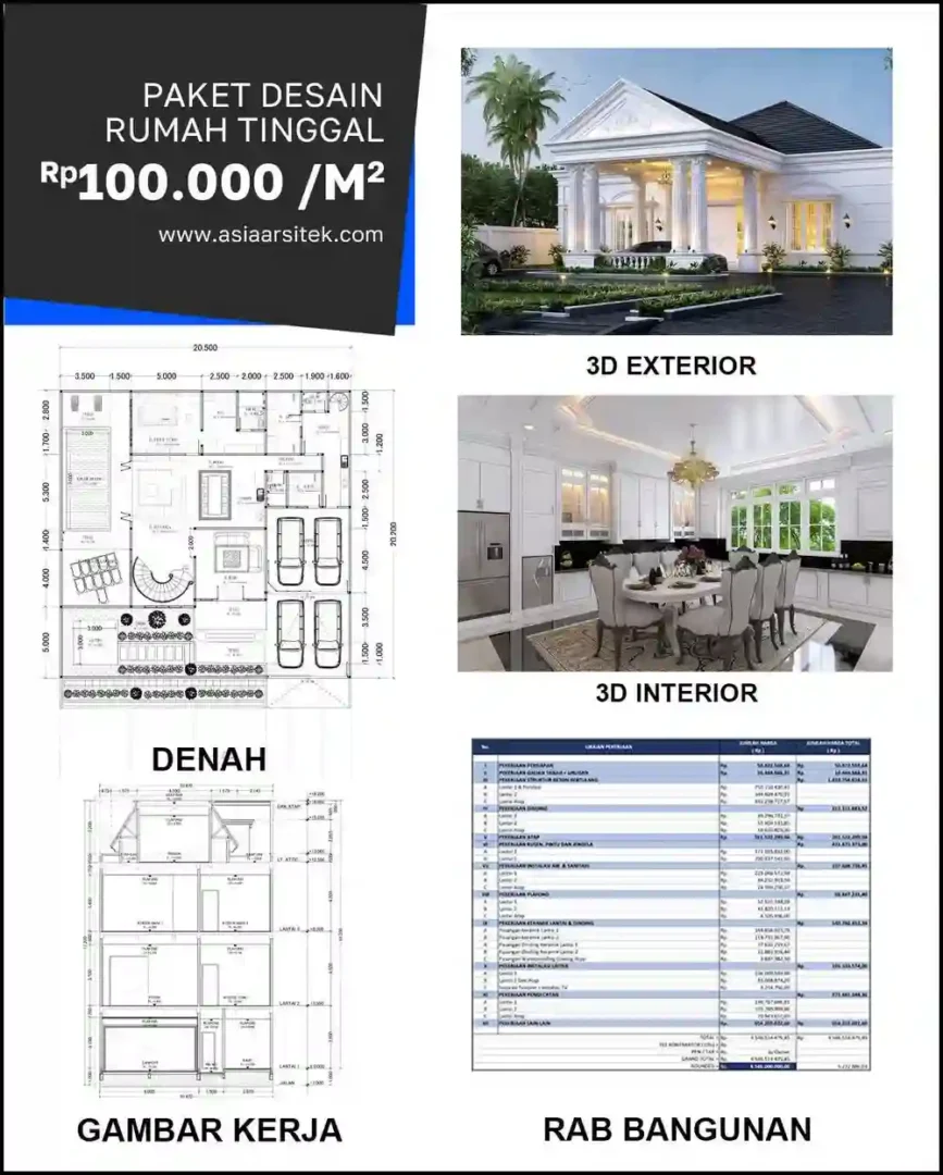 Jasa Desain Arsitektur di Harapan Jaya